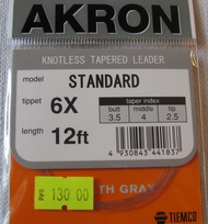 akron standart 12 ft 6X Tiemco